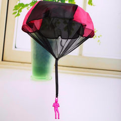 Mini Hand Throwing Parachute Toy Figure Soldier