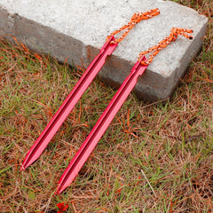 Aluminium Alloy Tent Stake with Rope