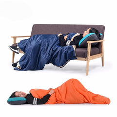 Sleeping Bag with Coral Velvet Lining