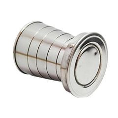 Stainless Steel Collapsible Cup with Keychain